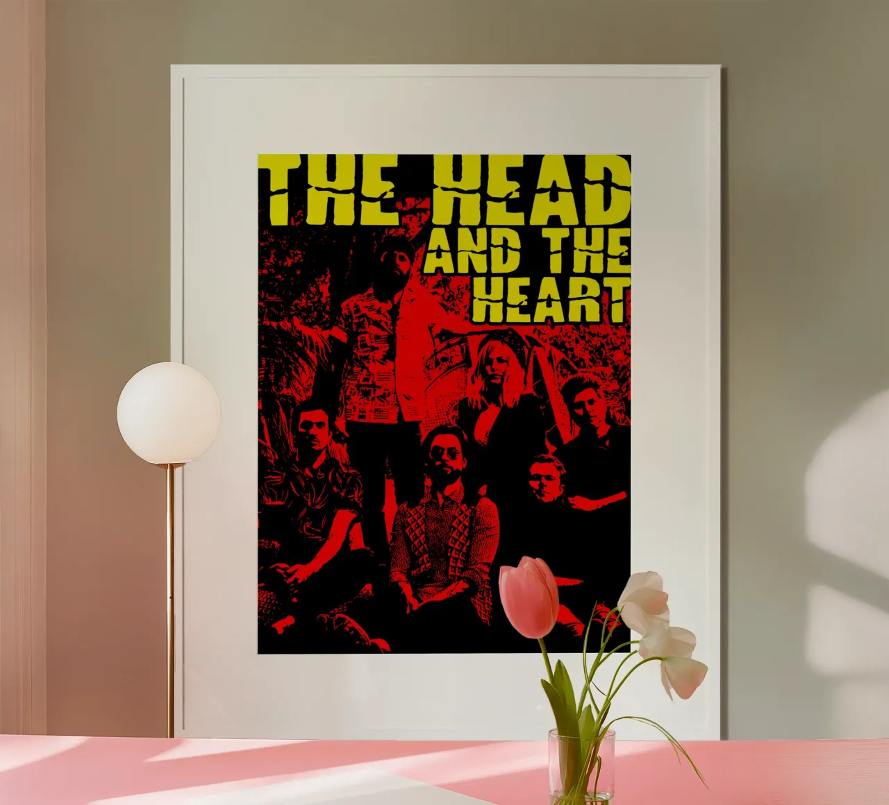 Silhouette Indle La testa e il cuore poster da itzmyui
