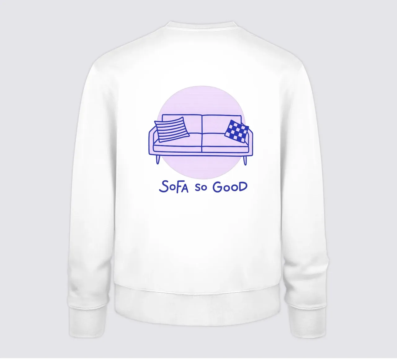 Sofa So Good – Retro Druck felpa da Gift Ideas