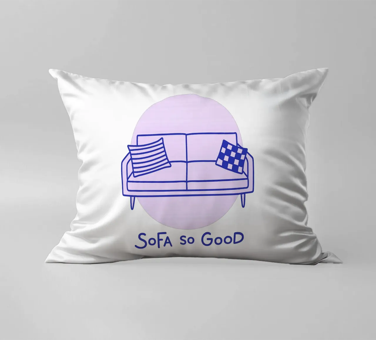 Sofa So Good – Retro Druck cuscino da Gift Ideas