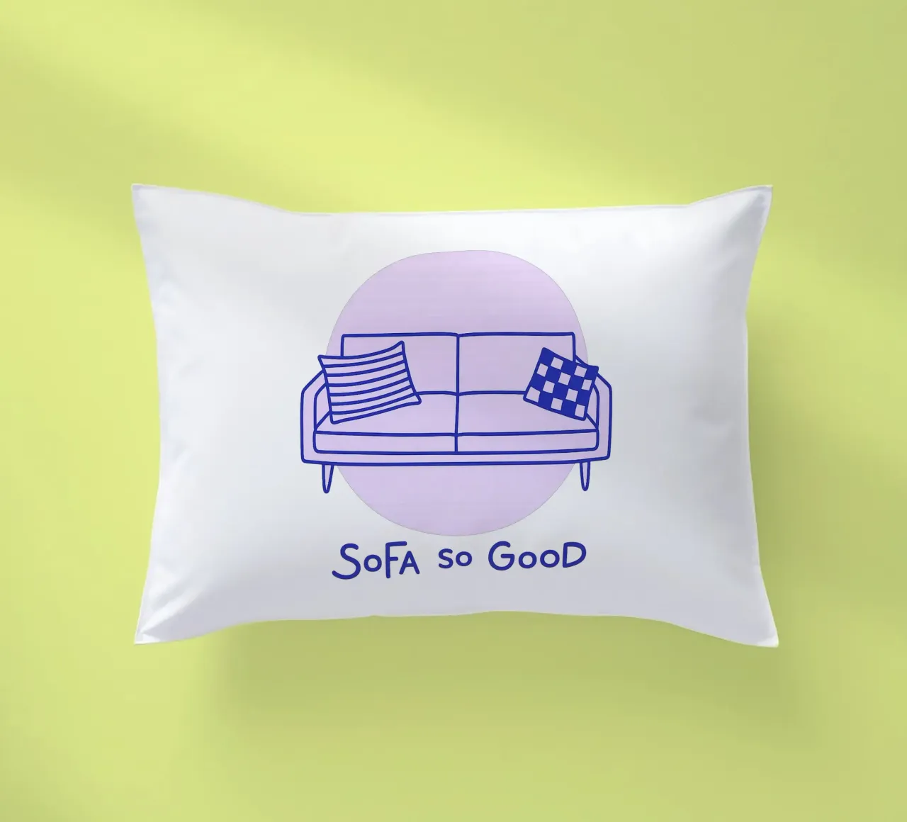 Sofa So Good – Retro Druck cuscino da Gift Ideas