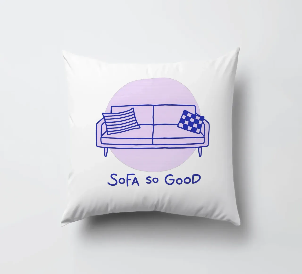 Sofa So Good – Retro Druck cuscino da Gift Ideas