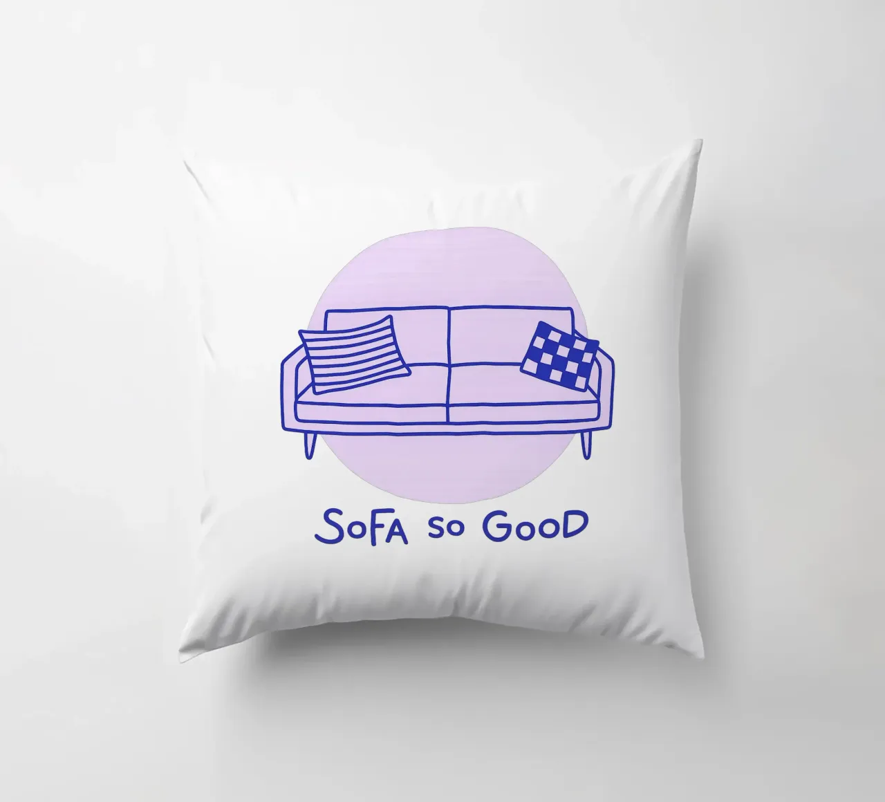 Sofa So Good – Retro Druck cuscino da Gift Ideas