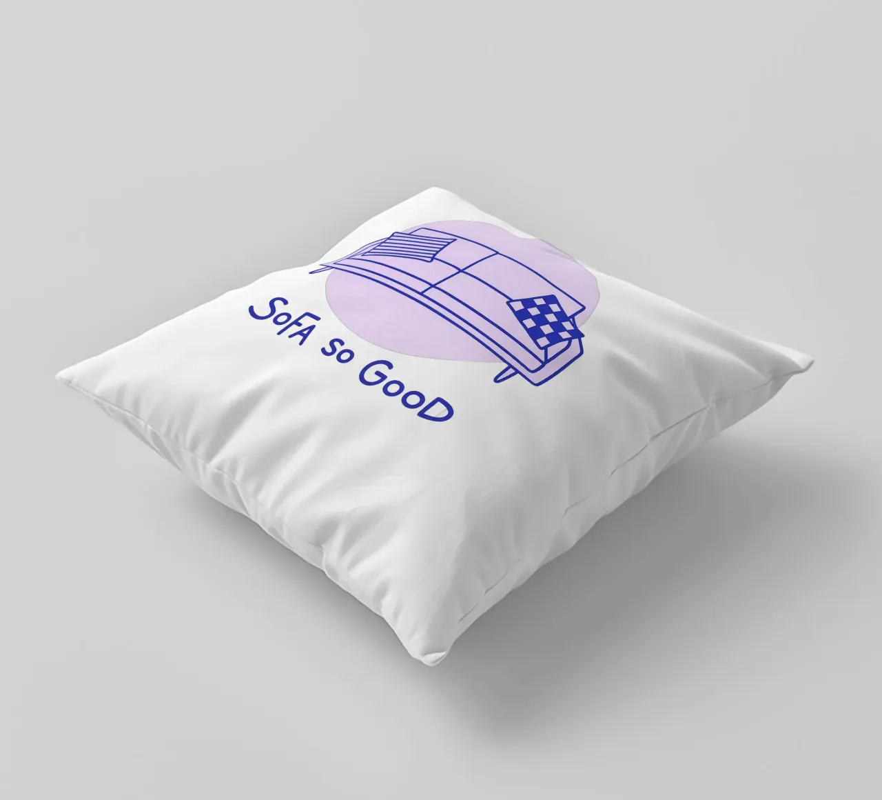 Sofa So Good – Retro Druck cuscino da Gift Ideas