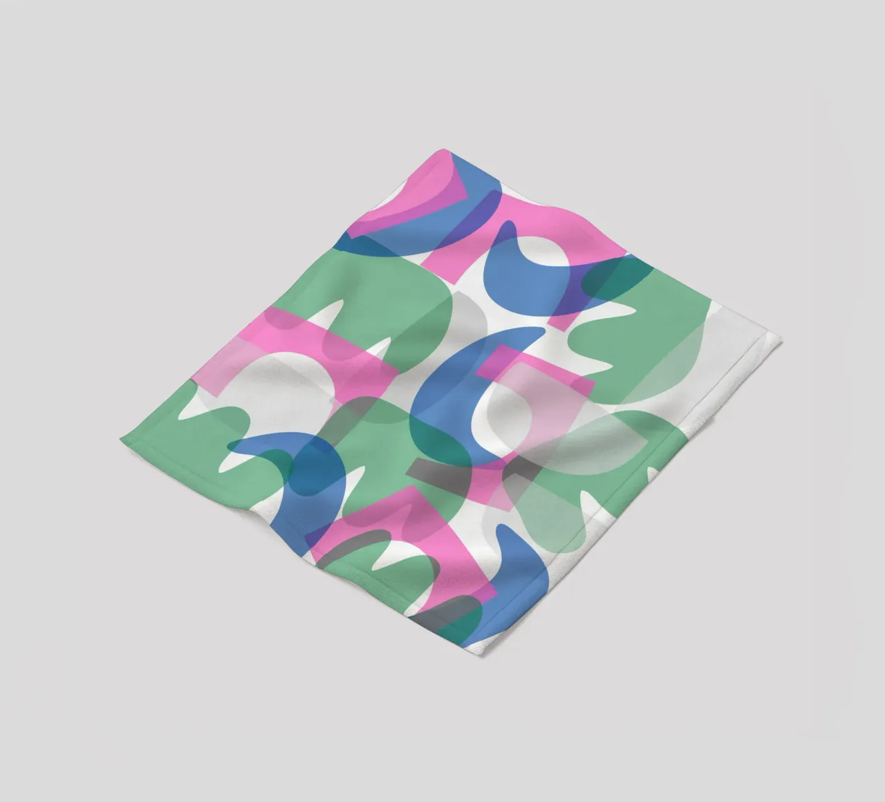 Sovrapposizione di forme coperta in pile da Little Dean