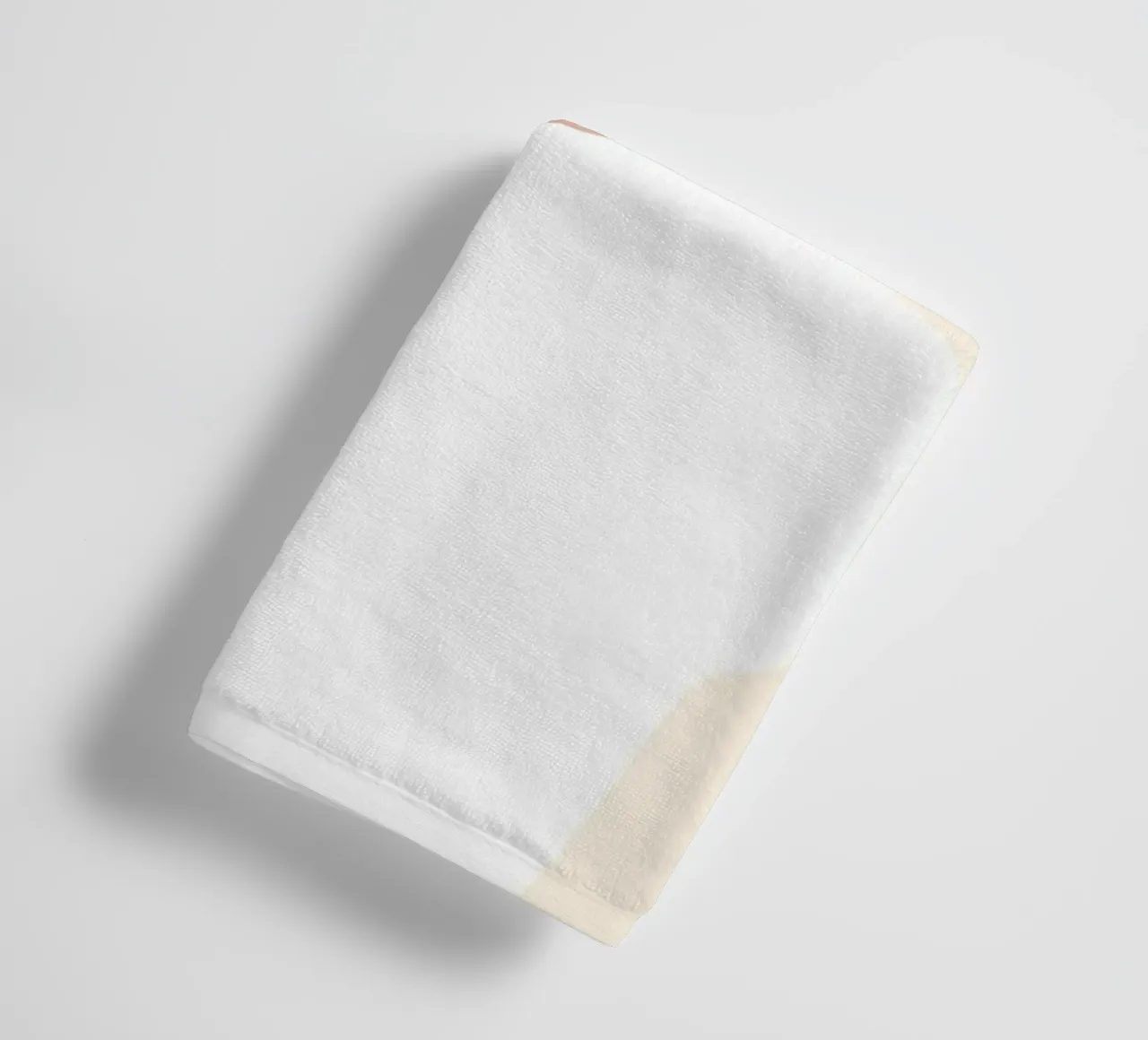 Minimalistic portrait towel by Little Dean