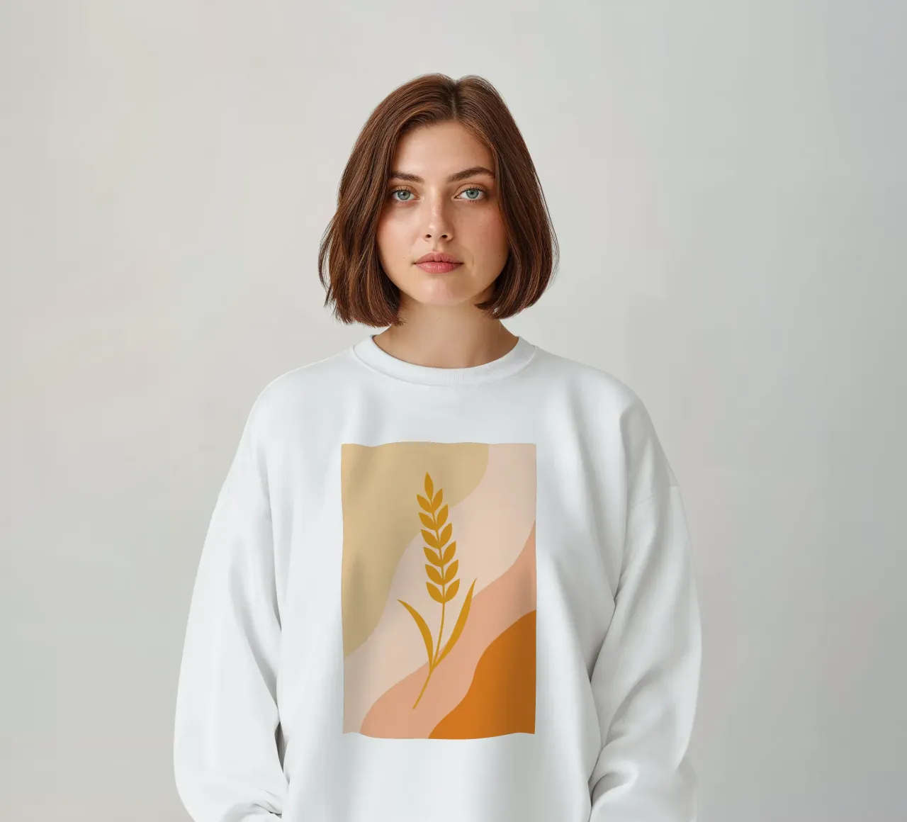 Golden Wheat Botanical felpa da LisaArtes