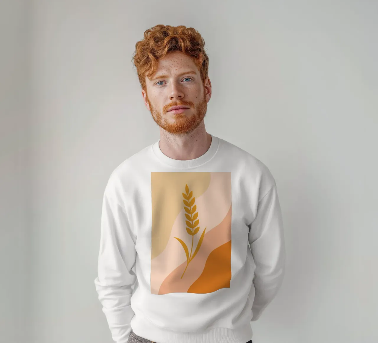Golden Wheat Botanical felpa da LisaArtes