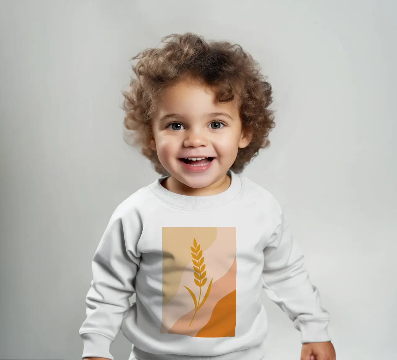 Golden Wheat Botanical felpa neonato da LisaArtes
