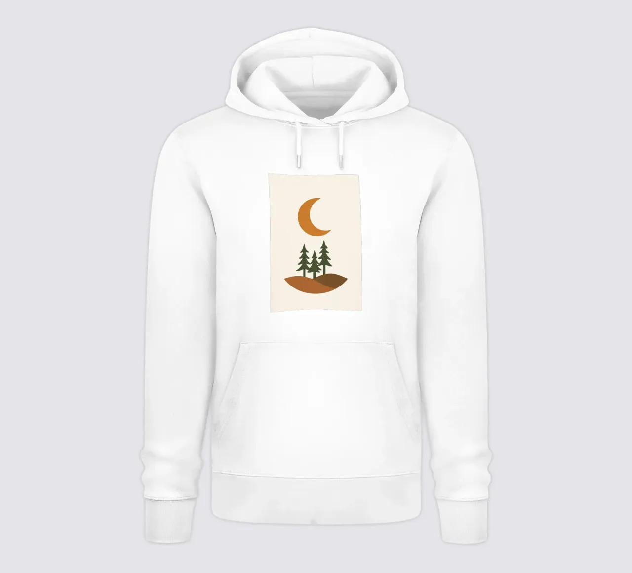 Half Moon Forest felpa con cappuccio da LisaArtes
