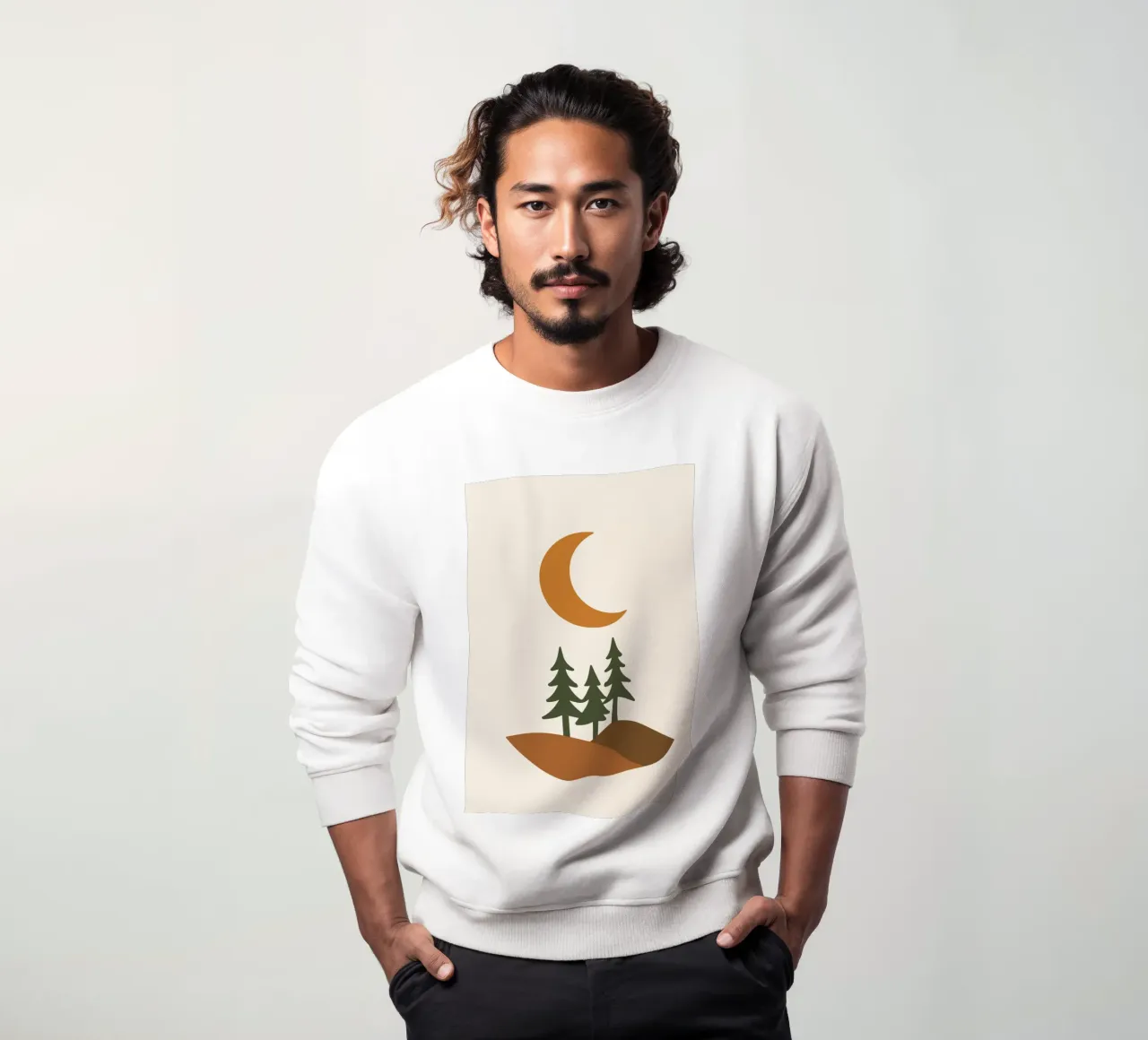Half Moon Forest felpa da LisaArtes