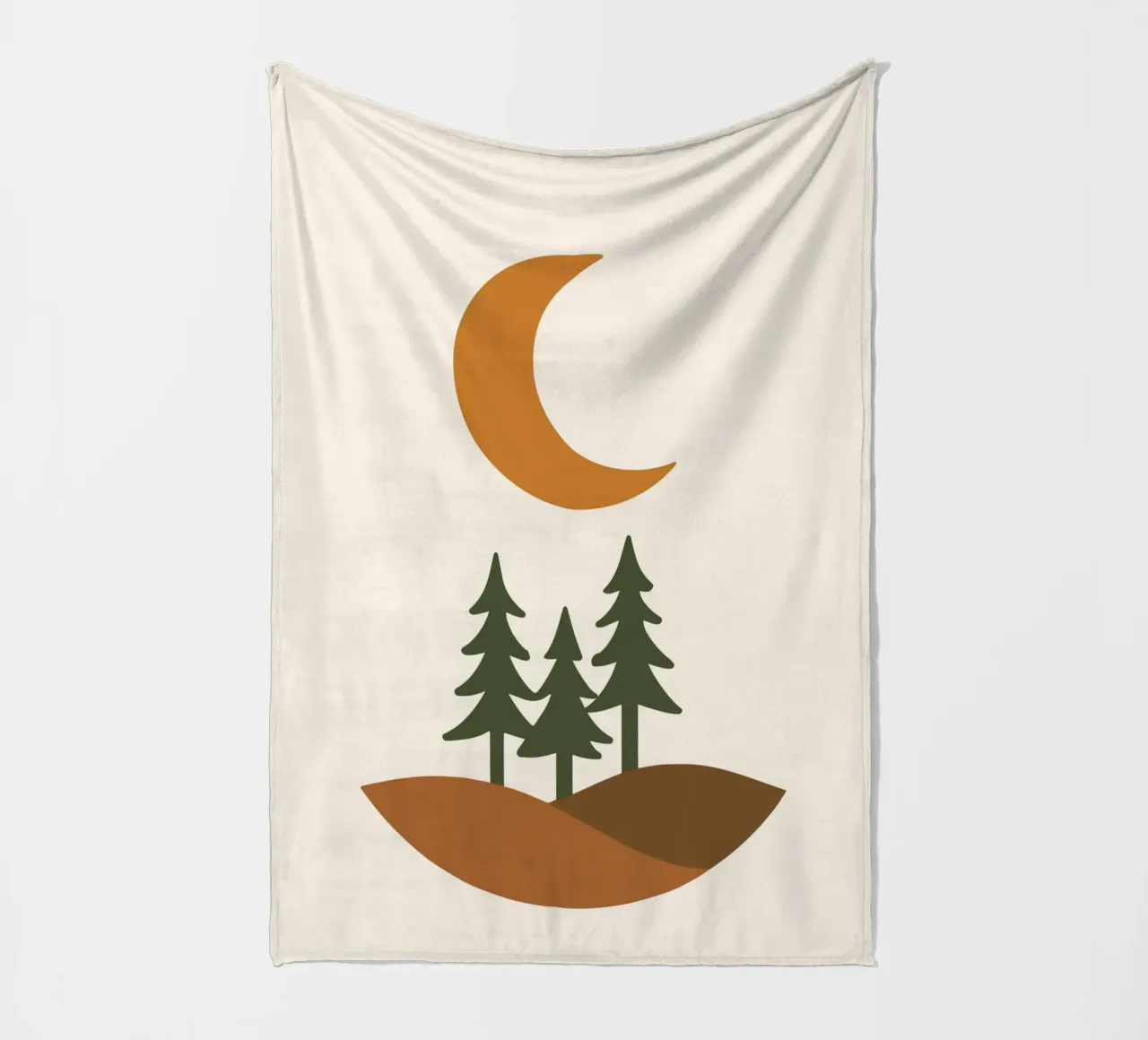 Half Moon Forest coperta in pile da LisaArtes