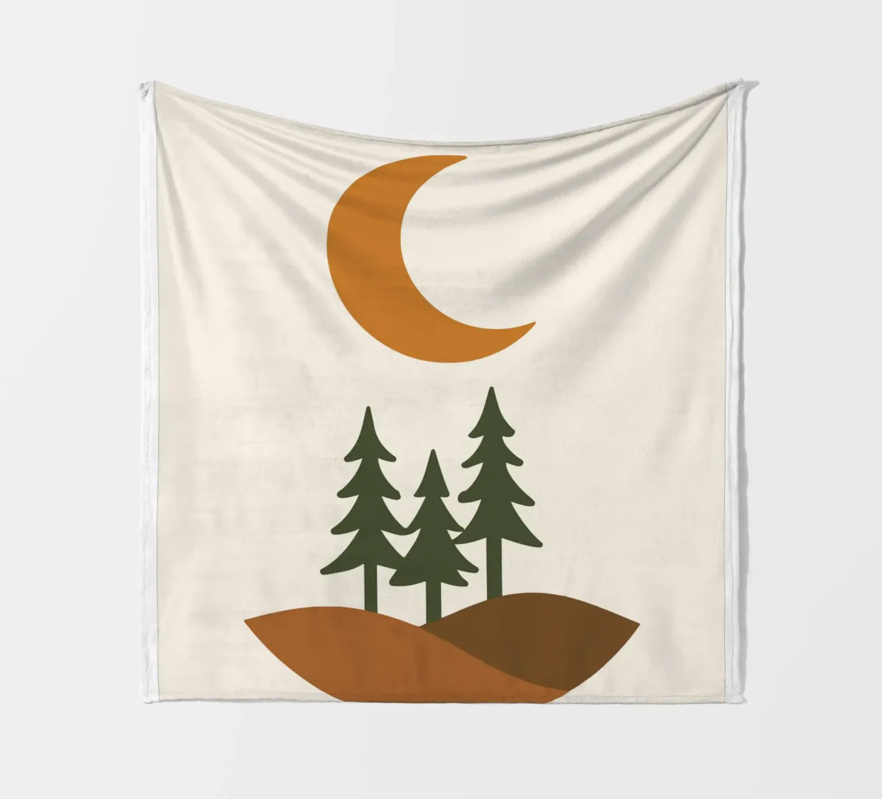 Half Moon Forest coperta in pile da LisaArtes