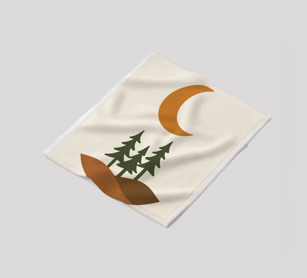 Half Moon Forest coperta in pile da LisaArtes
