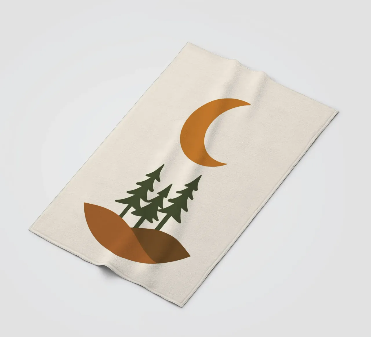 Half Moon Forest coperta in pile da LisaArtes