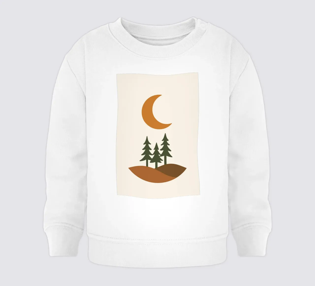 Half Moon Forest felpa neonato da LisaArtes