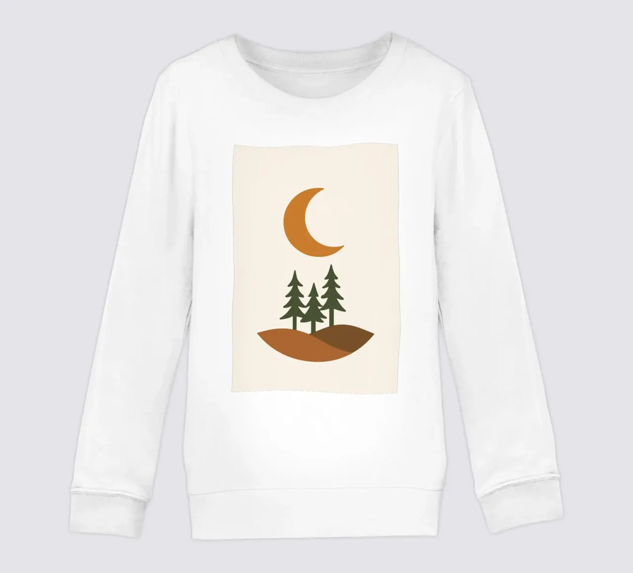 Half Moon Forest felpa bambino da LisaArtes