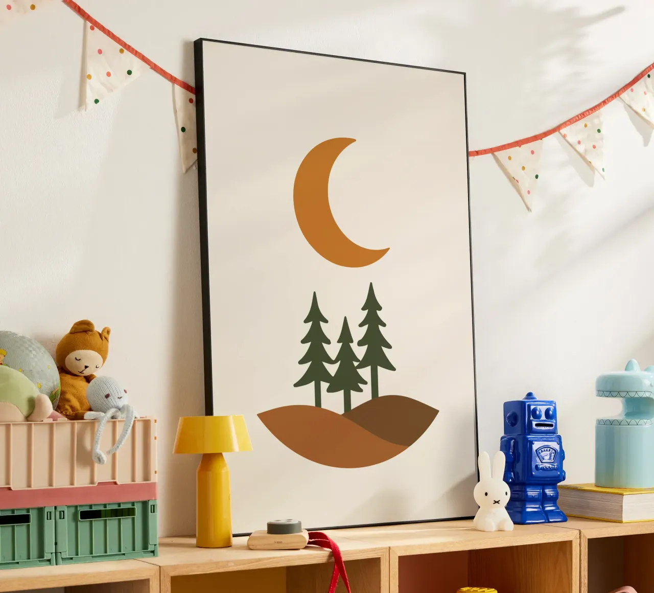 Half Moon Forest alluminio dibond da LisaArtes