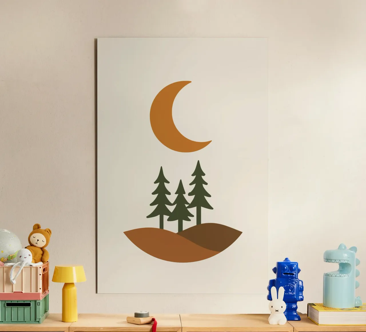 Half Moon Forest alluminio dibond da LisaArtes