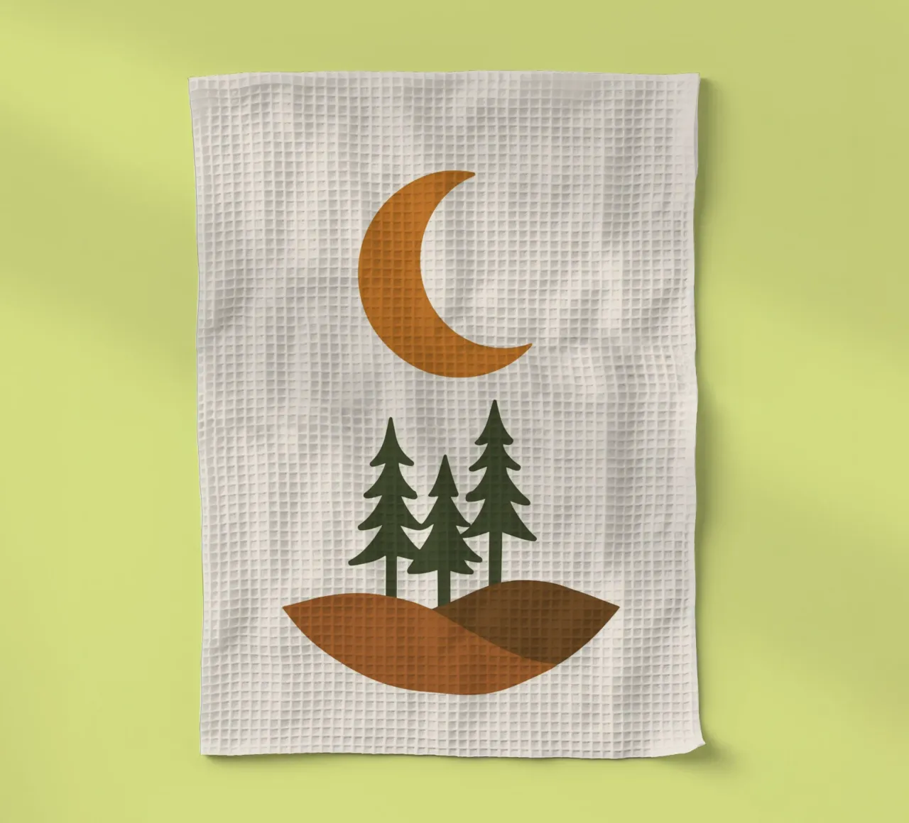 Half Moon Forest canovaccio da cucina da LisaArtes