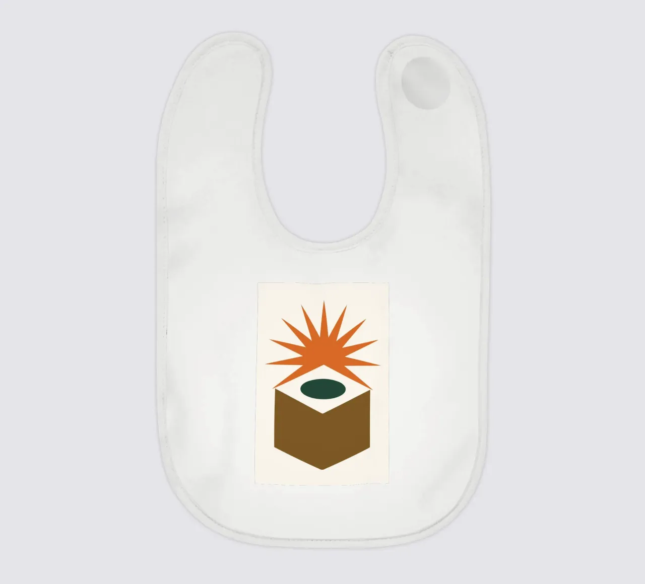 Hollow Cube with Sunburst Rays bavaglino da LisaArtes