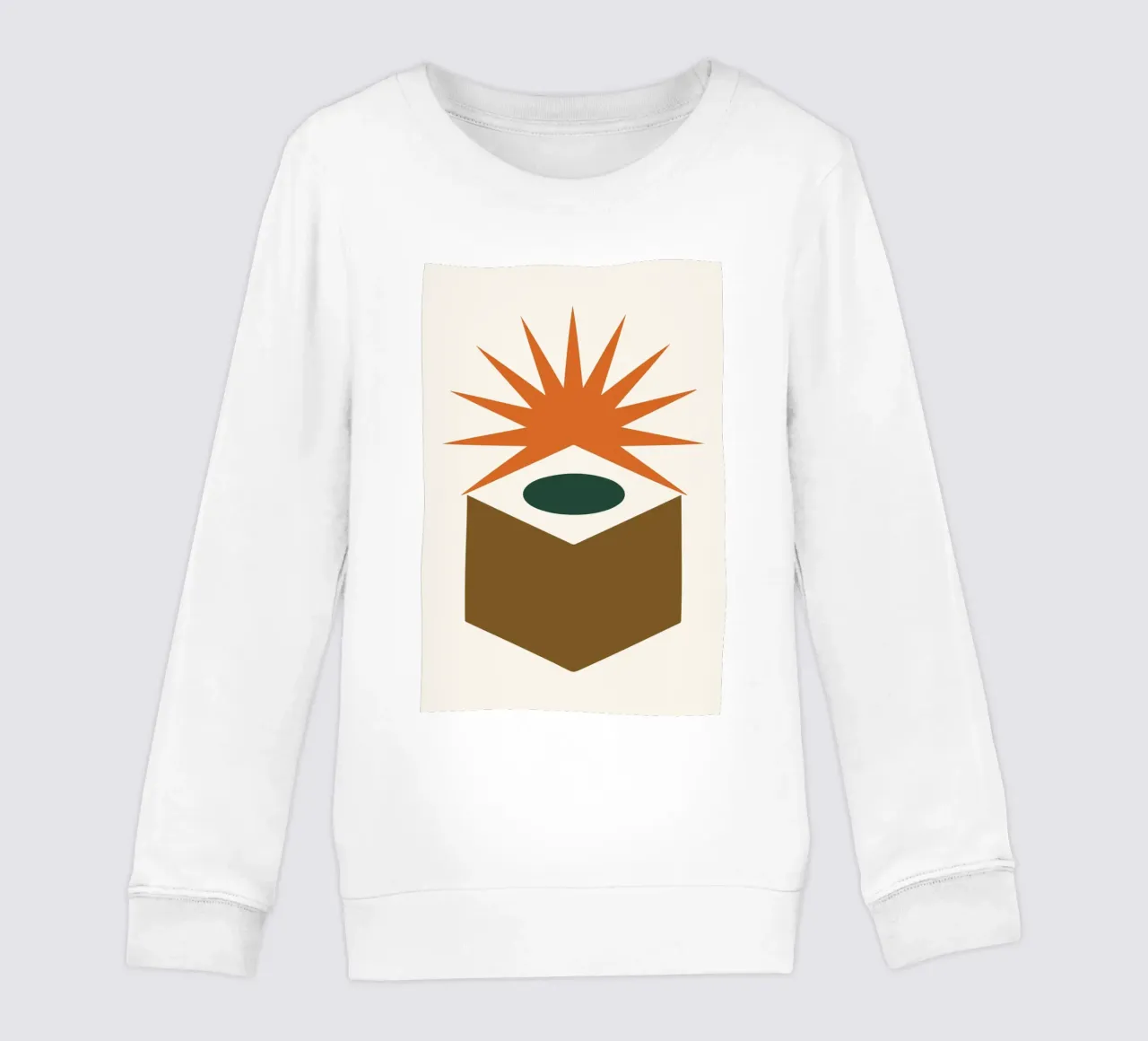 Hollow Cube with Sunburst Rays sudadera para niño de LisaArtes