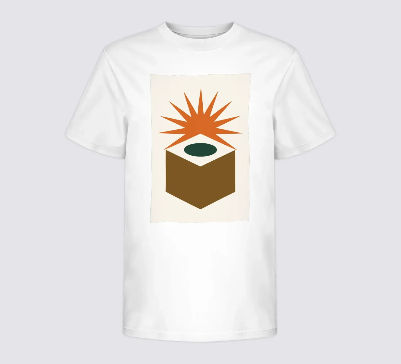Hollow Cube with Sunburst Rays t-shirt bambini da LisaArtes