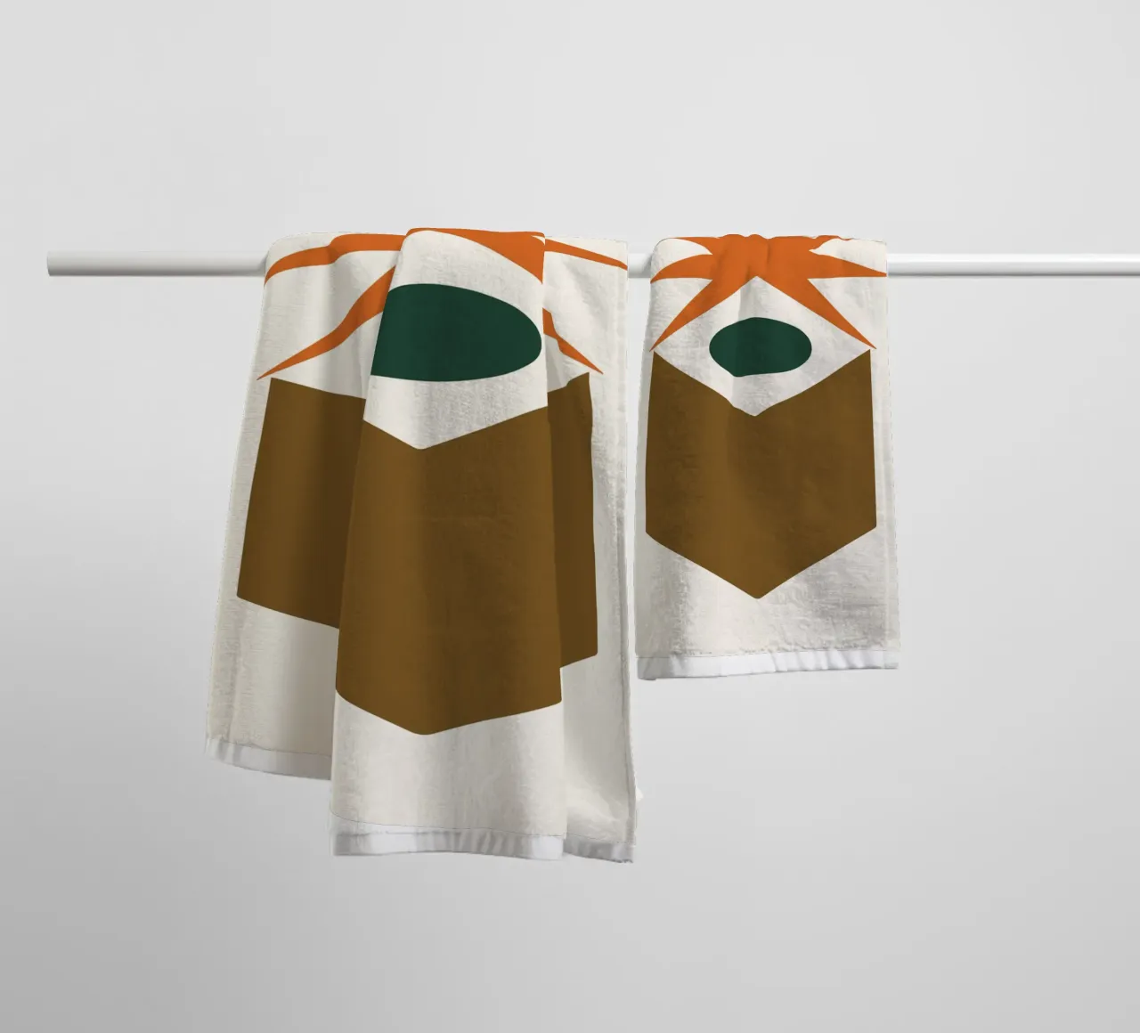 Hollow Cube with Sunburst Rays asciugamano da bagno da LisaArtes