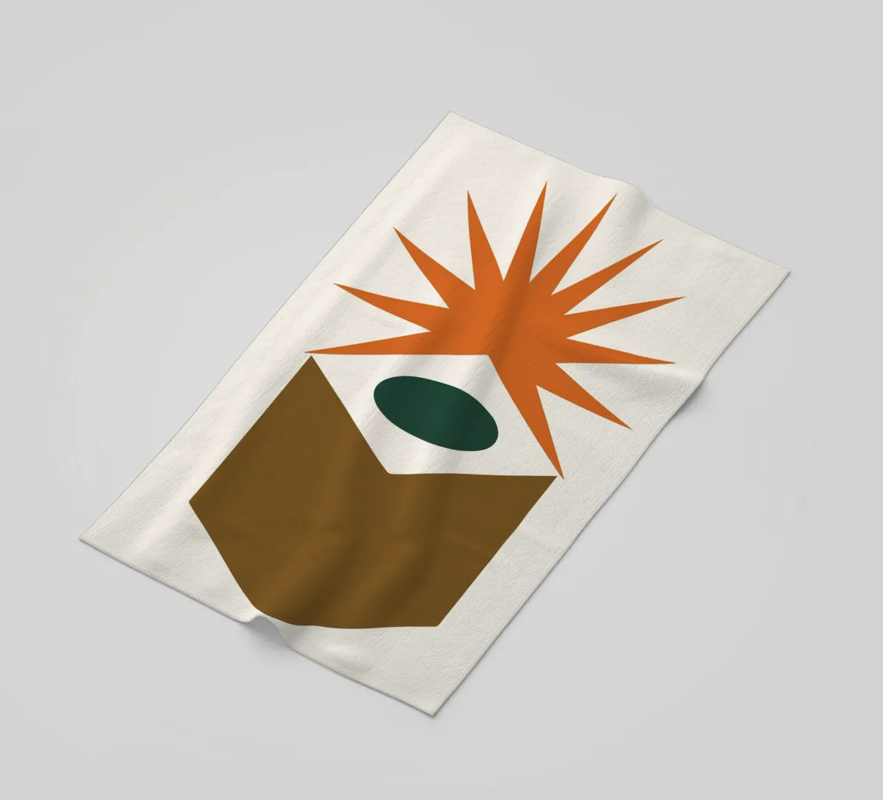 Hollow Cube with Sunburst Rays telo mare da LisaArtes