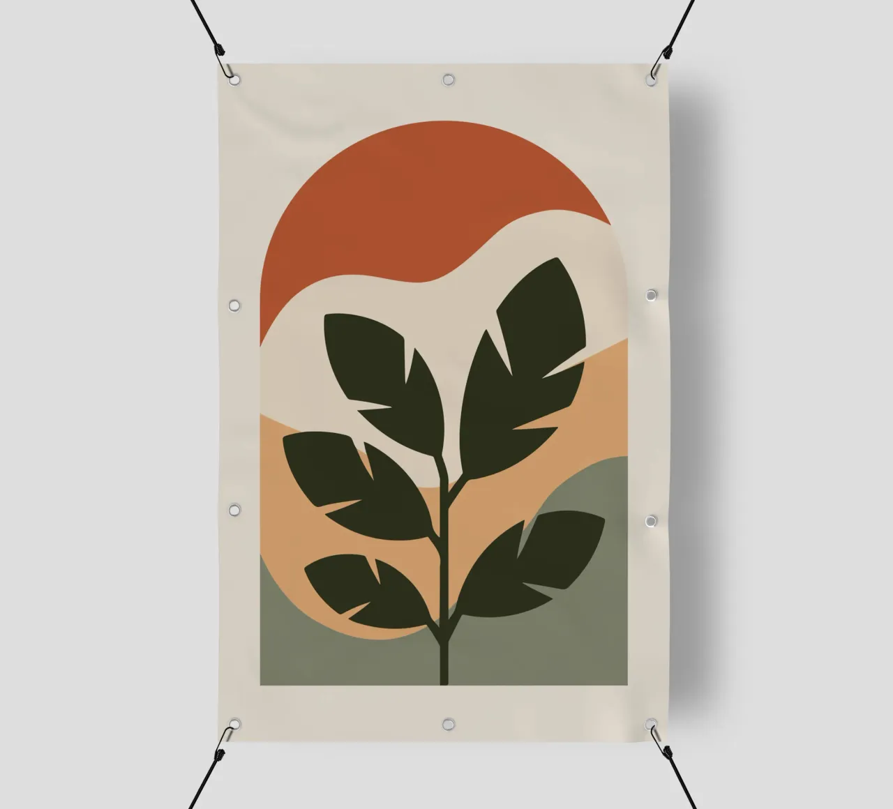 Leaf in Arch telo in pvc da LisaArtes