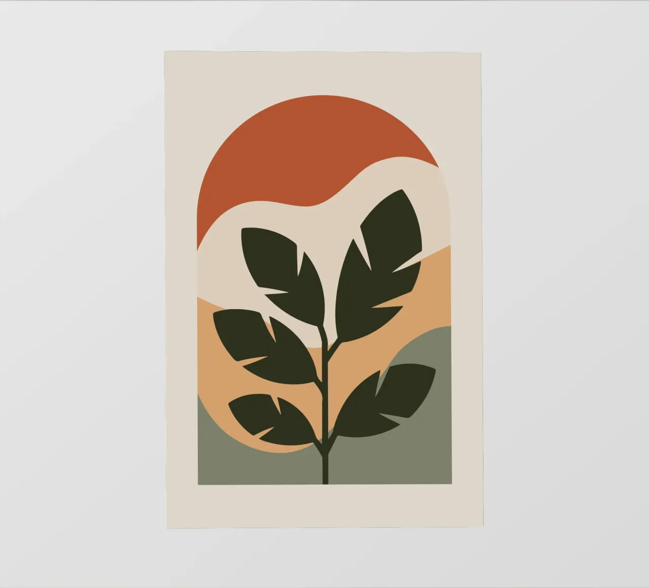 Leaf in Arch telo in pvc da LisaArtes