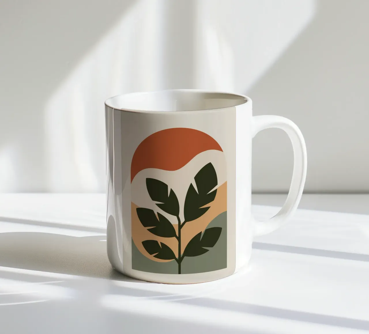 Leaf in Arch tazza in ceramica da LisaArtes