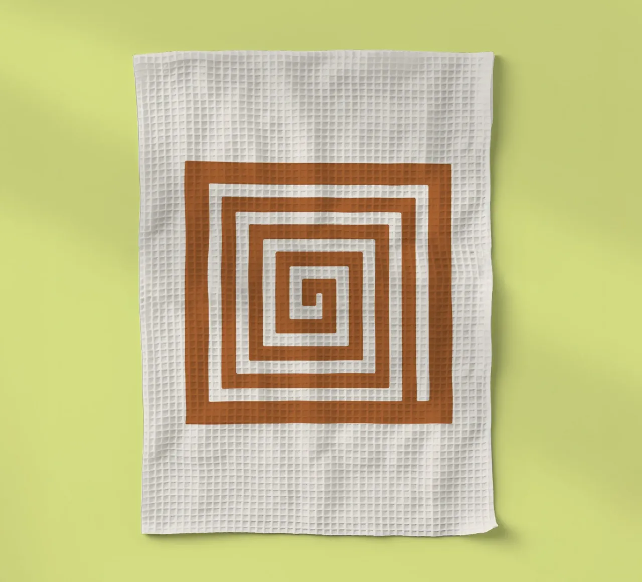 Maze in Earth Tone Square canovaccio da cucina da LisaArtes