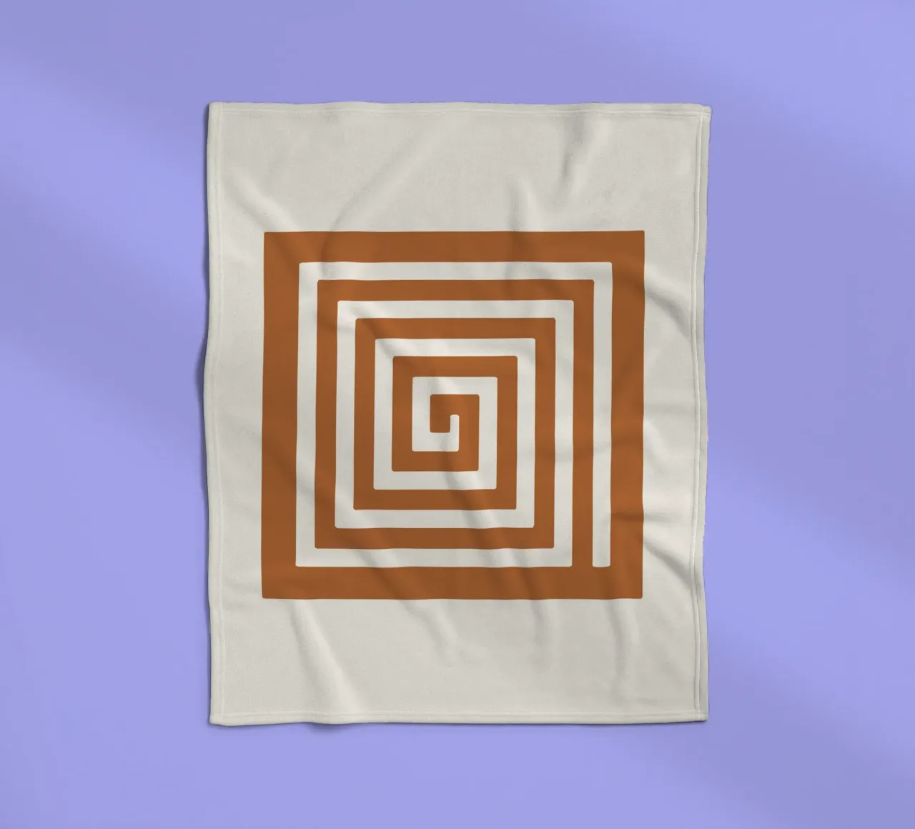 Maze in Earth Tone Square coperta in pile da LisaArtes