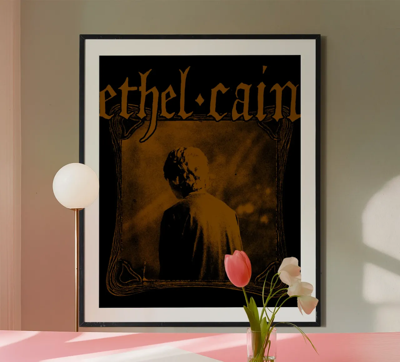 Ethel Cain Brown Vintage poster da sophielouise.designs