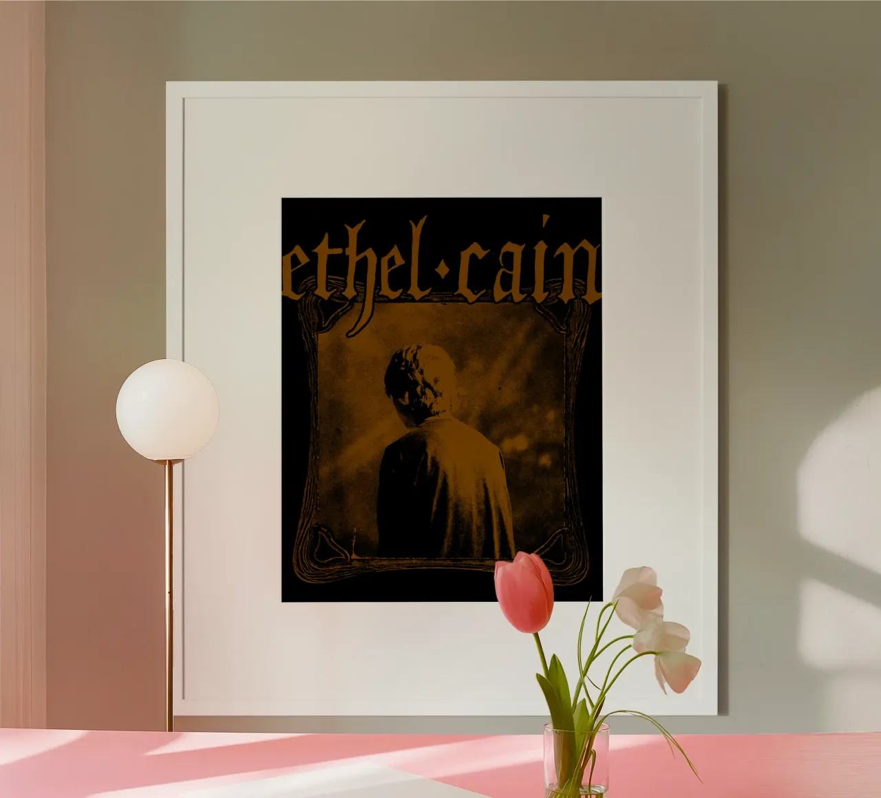 Ethel Cain Brown Vintage poster da sophielouise.designs