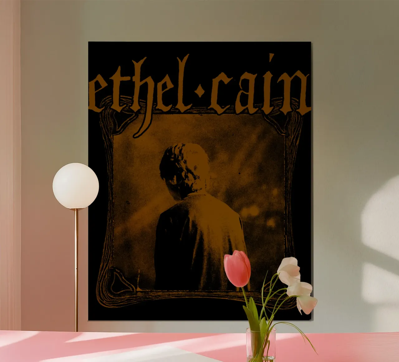 Ethel Cain Brown Vintage poster da sophielouise.designs