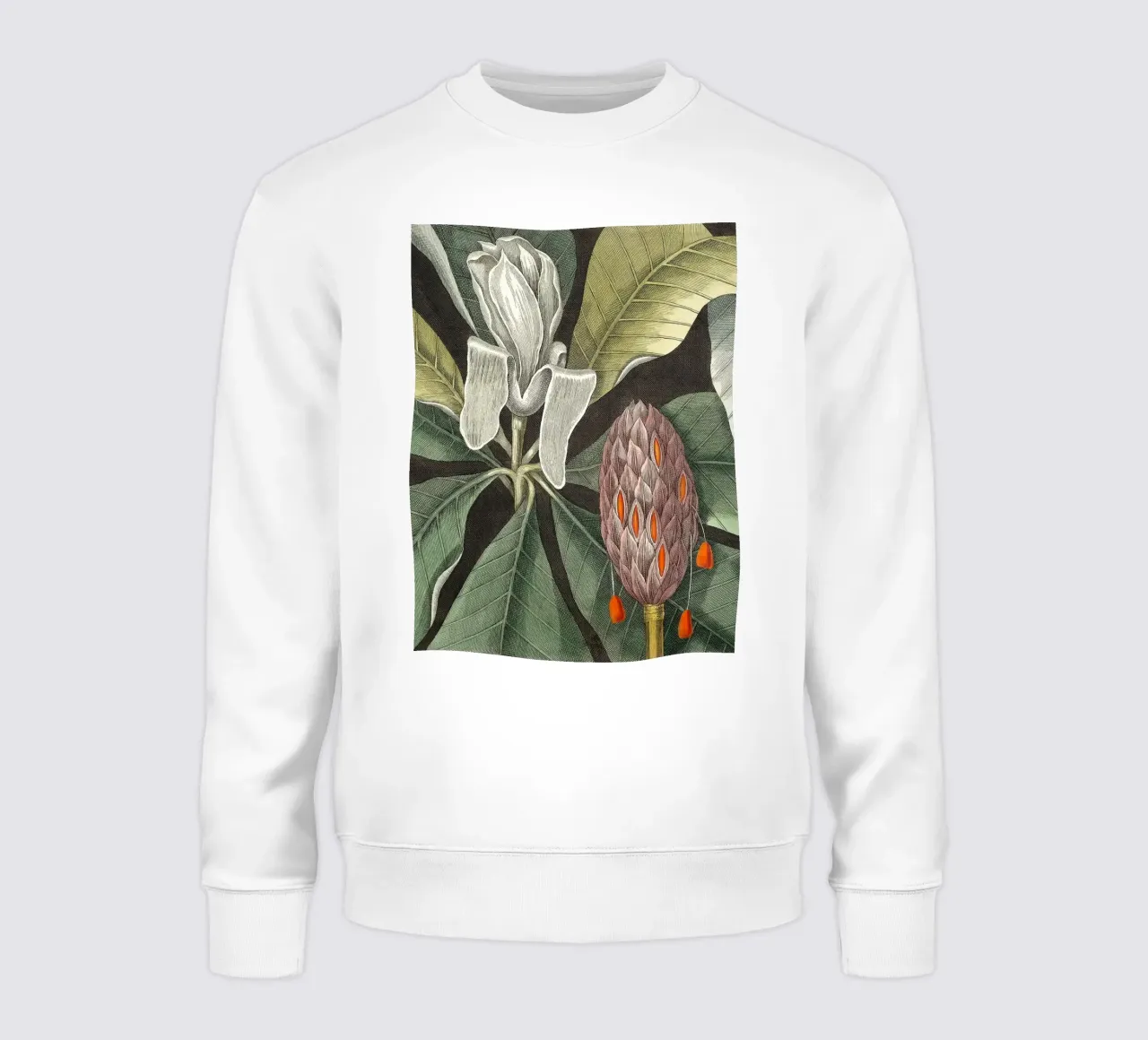 Magnolia Umbrella Tree felpa da apoloprints