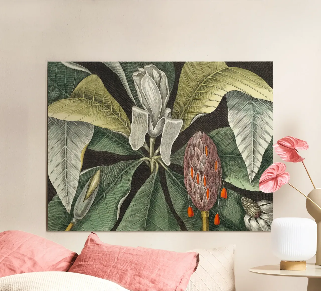 Magnolia Umbrella Tree poster da apoloprints