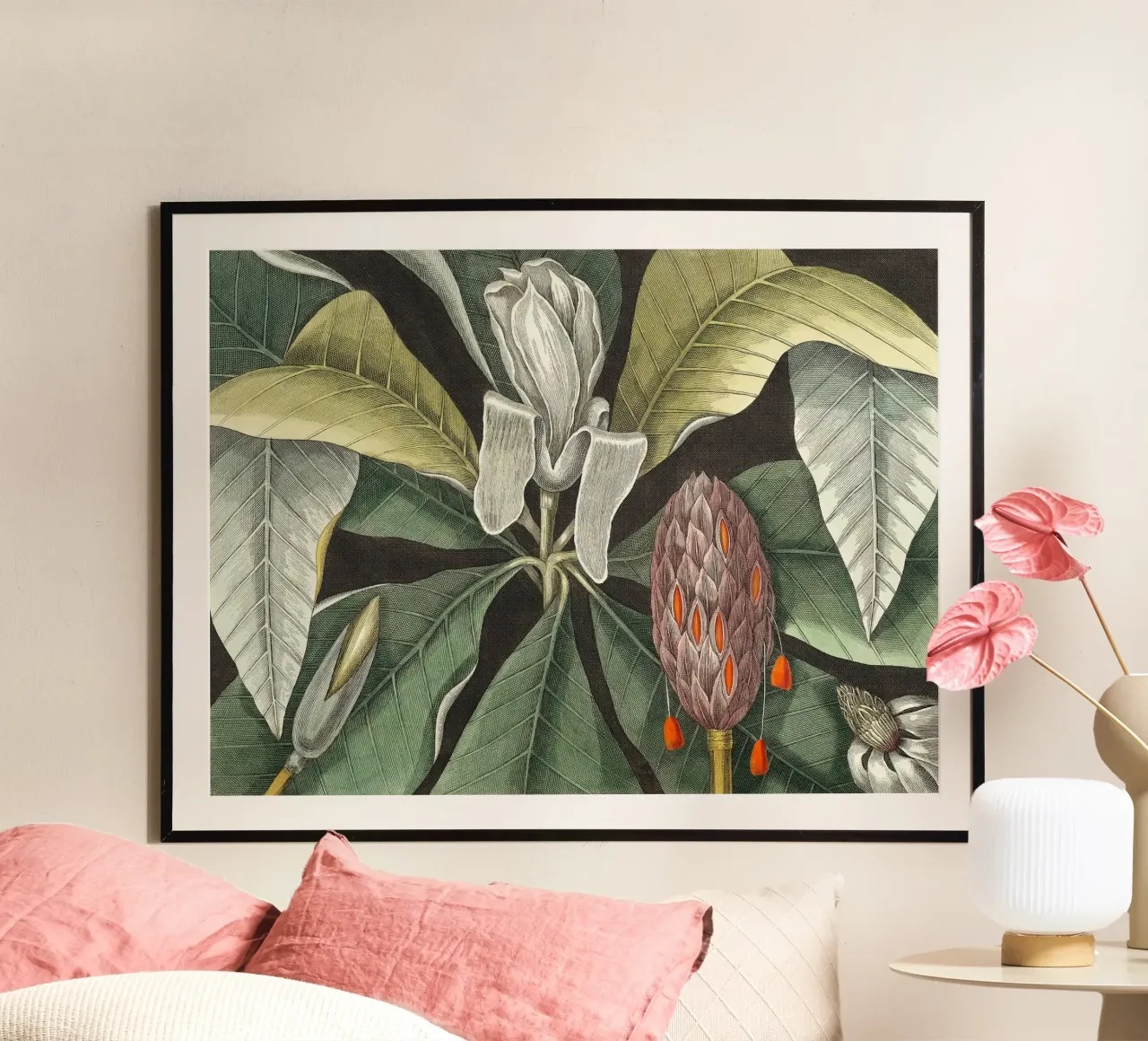 Magnolia Umbrella Tree poster da apoloprints