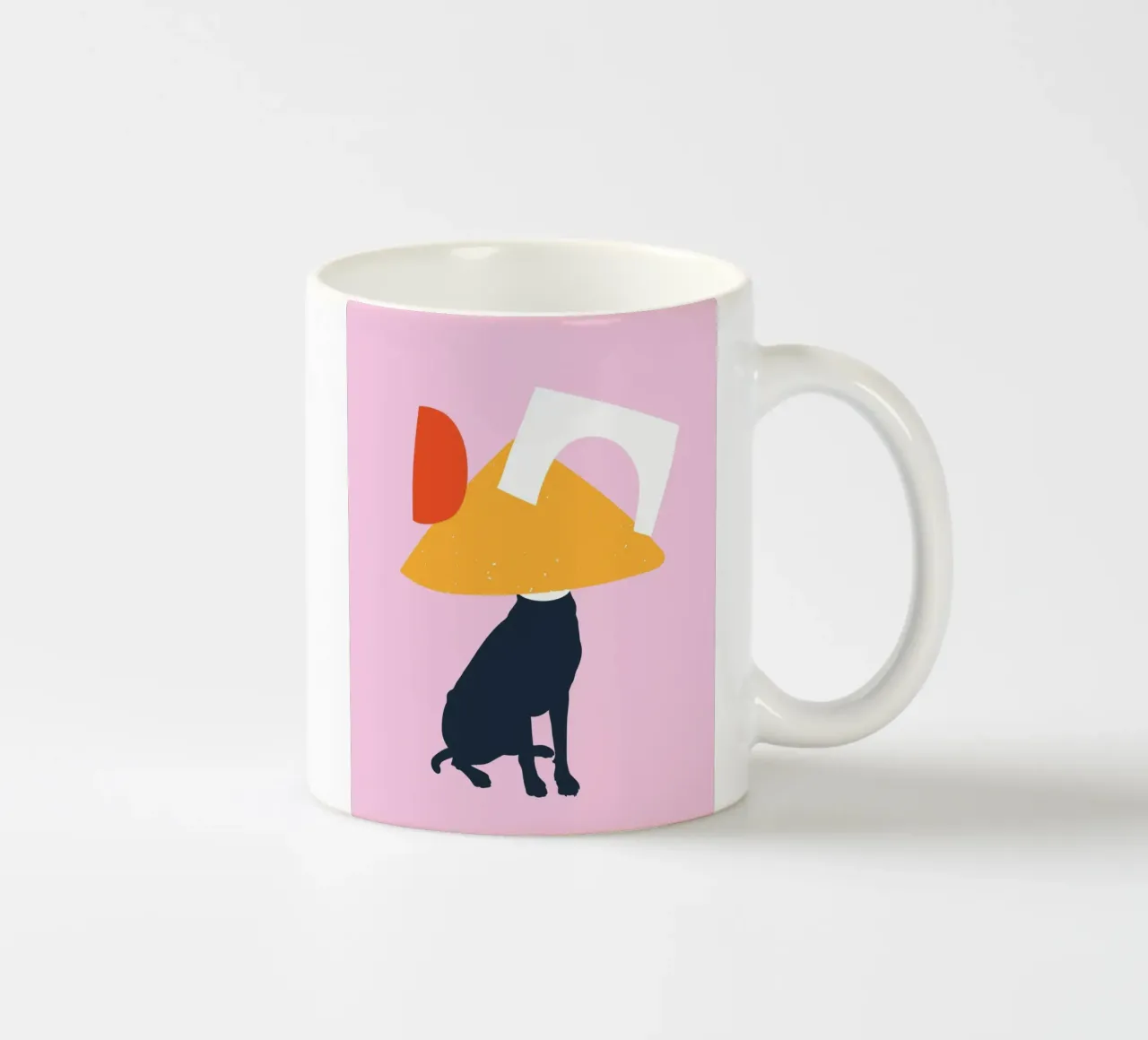 Animale da compagnia geometrico tazza in ceramica da Little Dean