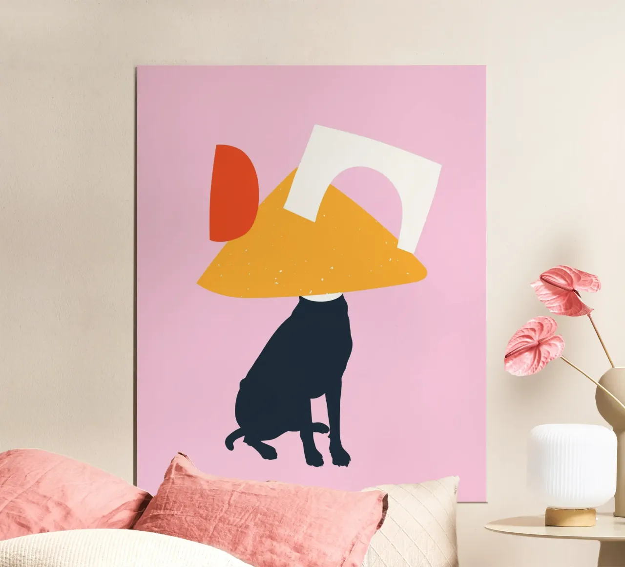 Animale da compagnia geometrico poster da Little Dean