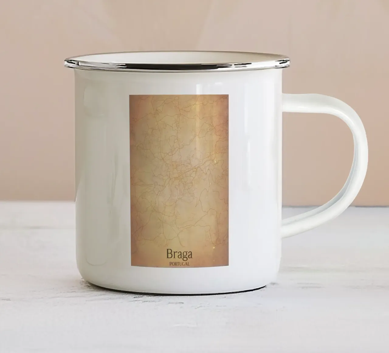 Braga PORTUGAL tazza in smalto da WorldPrint