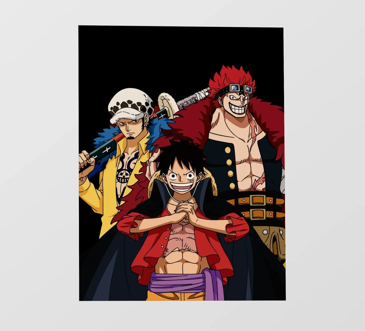 Three Bad Generations One Piece pellicola backlit da Dumery Art