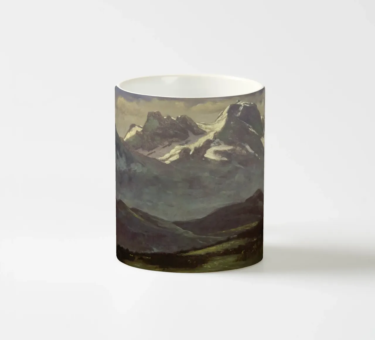 Snow Capped Mountains tazza in ceramica da apoloprints