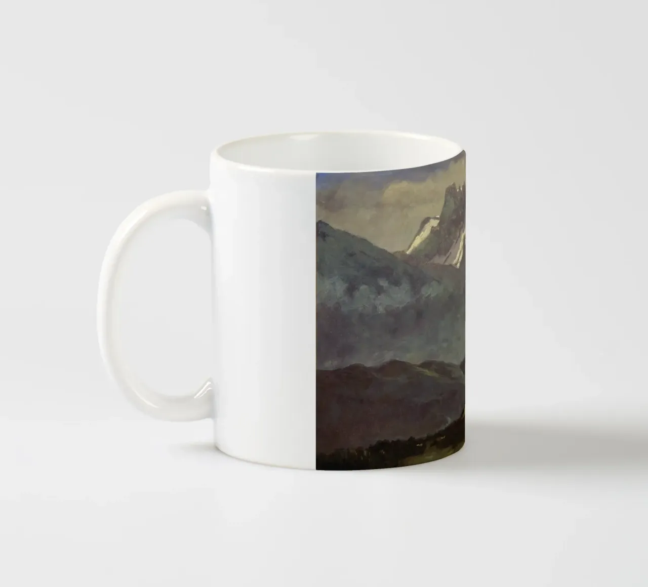 Snow Capped Mountains tazza in ceramica da apoloprints