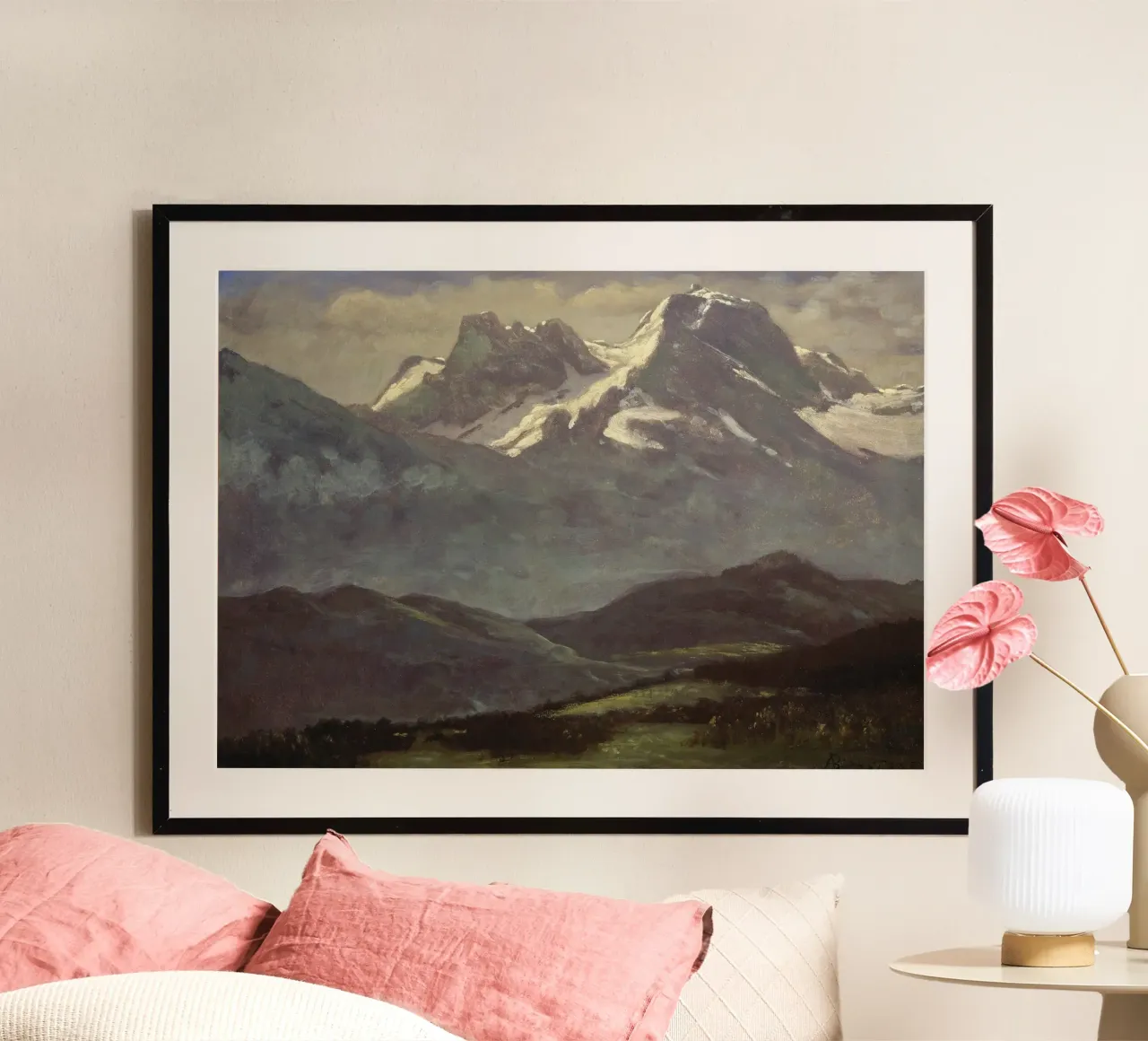 Snow Capped Mountains poster da apoloprints