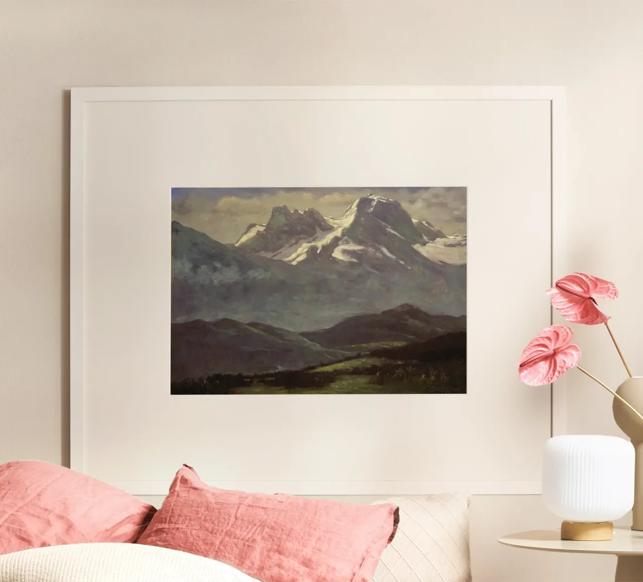 Snow Capped Mountains poster da apoloprints