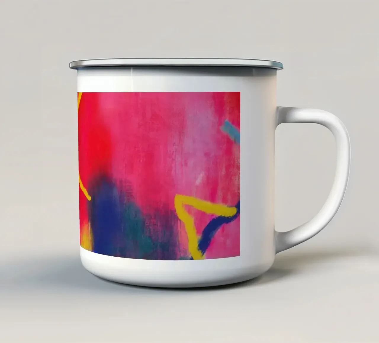 Luminia Pink tazza in smalto da Petra Lang