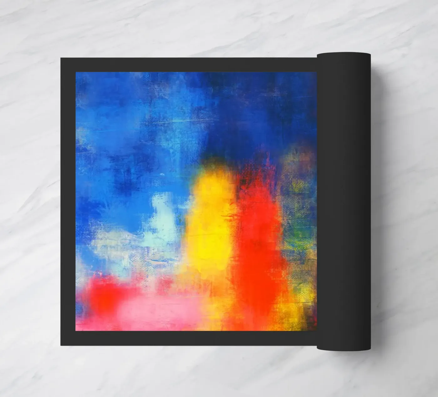 Glora Blue doormat by Petra Lang