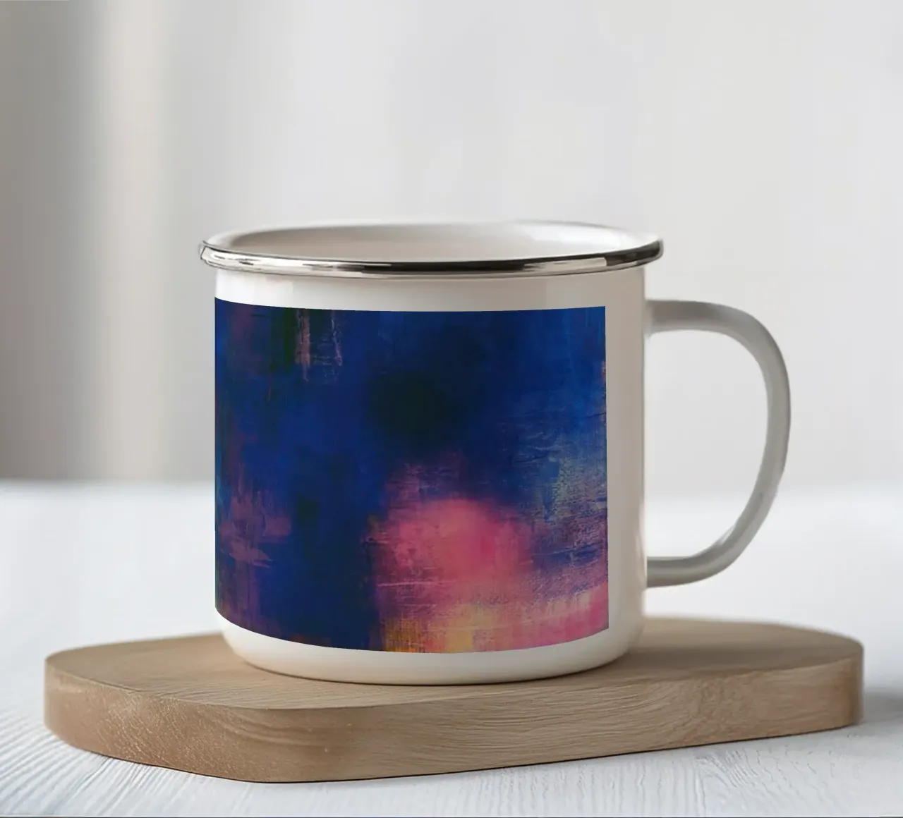 Glora Blue tazza in smalto da Petra Lang